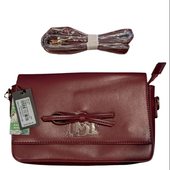 Badgley Mischka Handbags - Elegant Badgley Mischka Burgundy Women's Bag